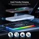 thumbnail image 4 of Cargador de coche inalámbrico magnético Aubenai 15W RGB con cable, 4 of 8