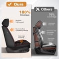 thumbnail image 5 of Seat Covers Full Set for Volvo XC90 2003-2014 Leather Waterproof Comfort Car Seat Covers Protector,Compatible Airbags Auto Interior Accessories Red,Full Set(2 Row 5 Seats), 5 of 9
