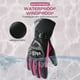 thumbnail image 3 of Suomy Guantes cálidos de invierno para motocicleta, Guantes impermeables a prueba de viento para montar en Moto para mujer, Guantes rosas para Moto de Motocross, 3 of 5