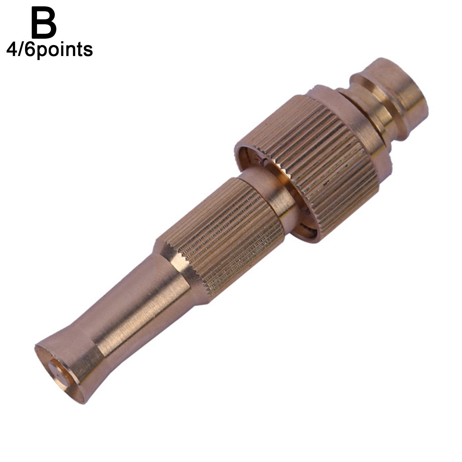 Brass Water Pipe Fittings Hose Joiner Straight Barb Splicer Nozzle U6S9