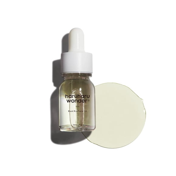 Aceite facial Haruharu Wonder Black Rice, 10 ml, vegano, libre de crueldad animal
