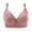 Pink, variant on WCJM Brown Bras For Women No Underwire Adjustable Bras Full Coverage Support Bralette Plus Size Everyday Bra