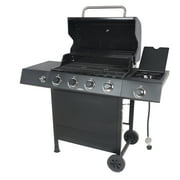 RevoAce 4-Burner Propane Gas Grill with Side Burner, Red Sedona, GBC1748WRS