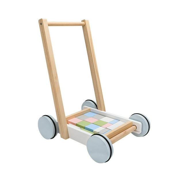 de , juguetes para bebés, aprendizaje educativo, rico y accesorios para cochecitos de bebé, carro de bloques de construcción con CUTICAT Bloque de construcción andadores
