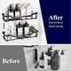 thumbnail image 5 of Kite Shower Caddy Large - Adhesive Shower Organizer, Stainless Steel Shower Shelf 26-27s, 5 of 5