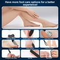 thumbnail image 5 of Aorsher 2-Speed Electric Foot Callus Remover with LCD Display, Dual Motors Rechargeable Calloused Feet Remover Tool Kit for Efficient Exfoliation of Dead Skin on Feet, IPX7 Waterproof, 5 of 8