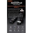 thumbnail image 2 of Flash Strobe Godox AD200 Pro y AD200Pro II 200 W 2,4 G, 2 of 7