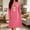 A92 Hot Pink, variant on Women's Fall Sleepwear Long Sleeve Nightshirt Pumpkin Coffee Graphic Halloween Nightgown Soft Comfy Pajama Dress Casual Relaxed Loungewear Sleepshirt Pjs