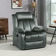thumbnail image 3 of Resenkos Power Lift Recliner Chair for Elderly with Massage & Heat, Remote Control, Footrest, Side Pockets, Electric Lift Chair, Gray, 3 of 8