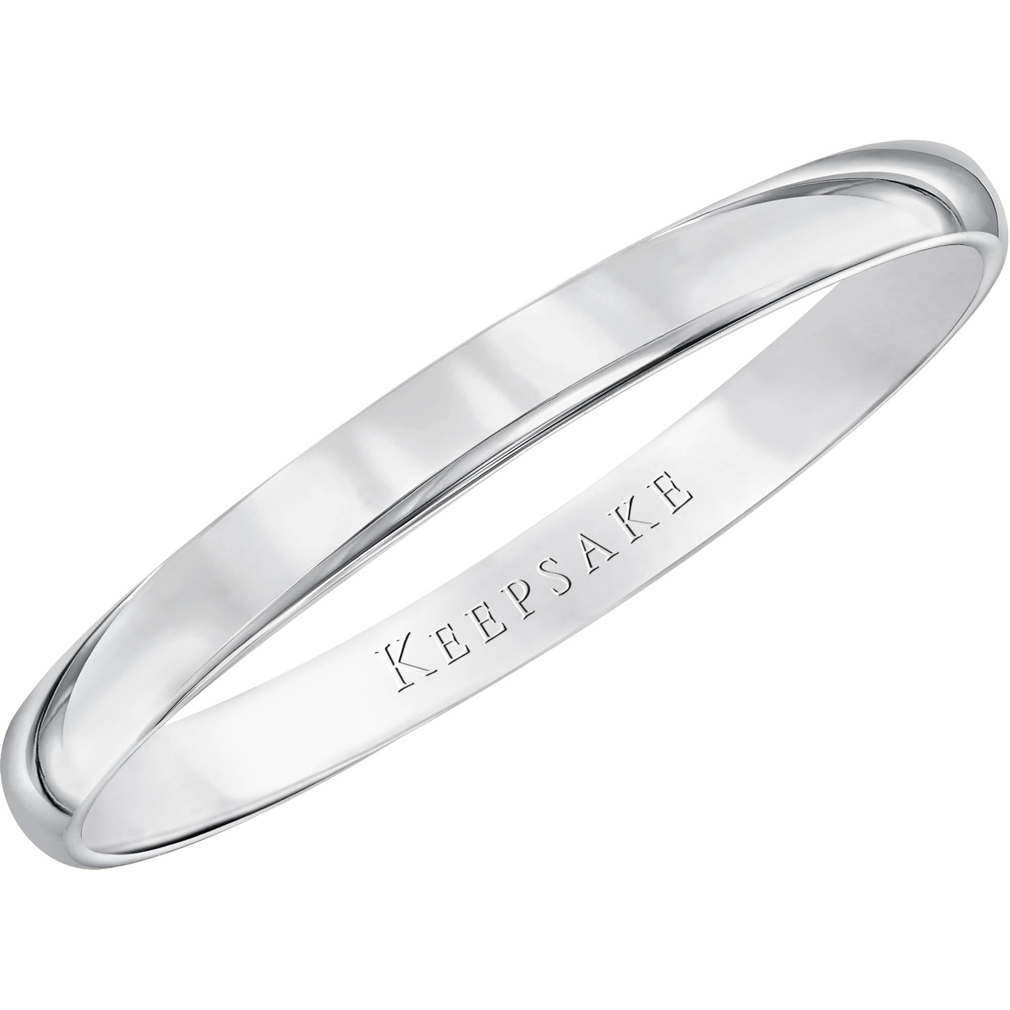 Keepsake Keepsake 10k White Gold Wedding Band, 2mm