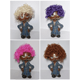 thumbnail image 2 of Linpeng Crafts, Curly, Making Supplies, Clown 2oz, Purple Doll Hair, 2 of 7