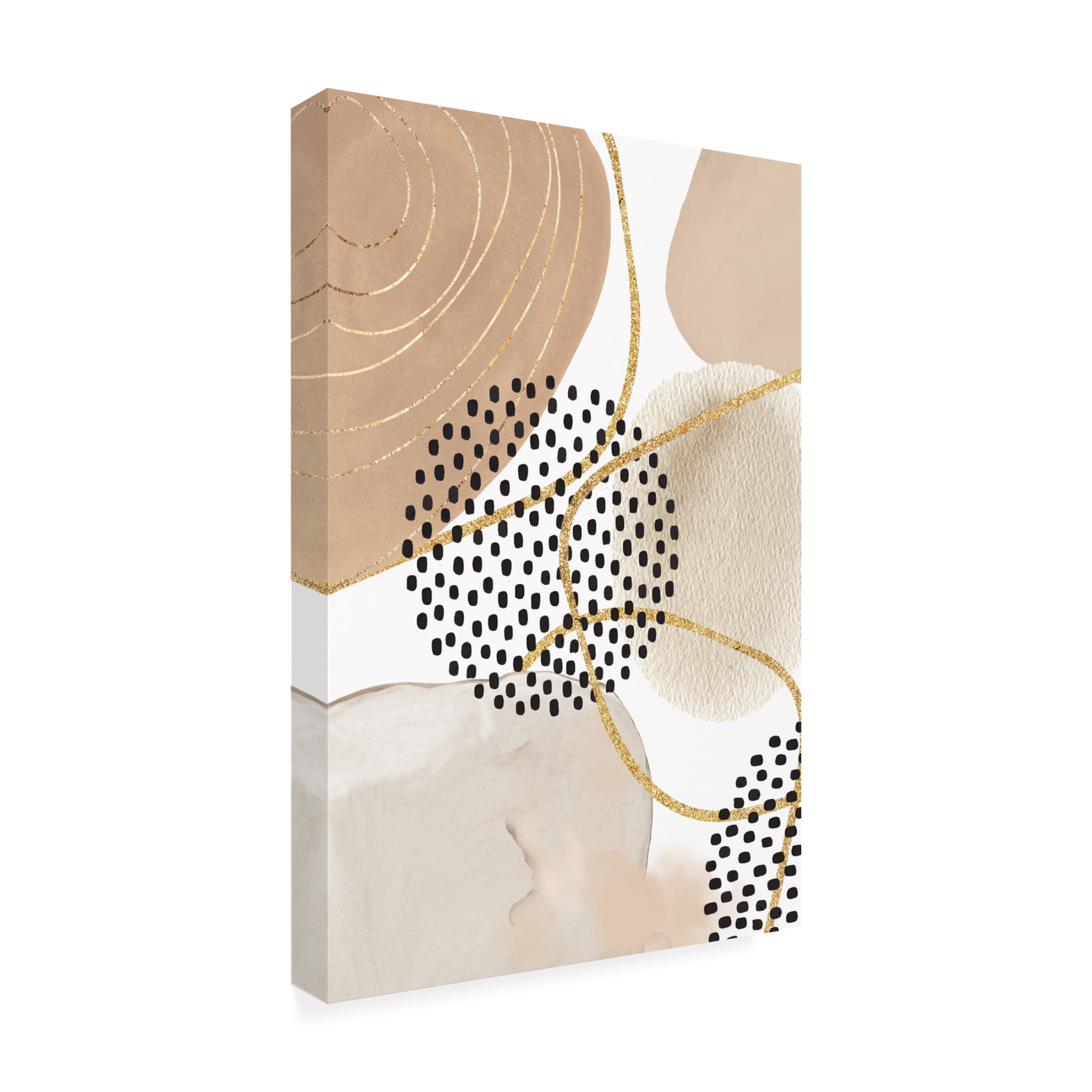 Trademark Fine Art Sally Ann Moss Jealous Beige 3 Canvas Wall Art