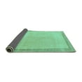 thumbnail image 2 of Ahgly Company Indoor Rectangle Solid Turquoise Blue Modern Area Rugs, 2' x 5', 2 of 4