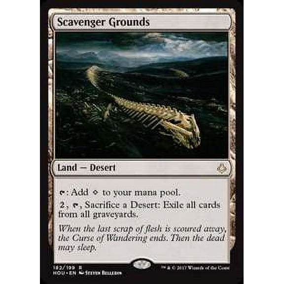 MtG Hour of Devastation Rare Scavenger Grounds #182