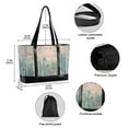 thumbnail image 2 of FORMRS Canvas Laptop Tote Bag for Women with 15.6" Computer Compartments Shoulder Handbag, Night Deer, 2 of 7