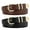 Black+Coffee, variant on SUOSDEY Women Leather Belts for Jeans Gold Buckle Ladies Leather Belt 2 Pack