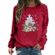 thumbnail image 1 of Gibobby Jersey de forro polar de Navidad Impresión100% algodón puro Negro Liso en blanco Camiseta de manga corta Unisex para hombres y mujeres (Rojo, S), 1 of 5