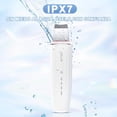 thumbnail image 4 of ANLAN Peeling Ultrasonico Facial, Skin Scrubber, Espatula Ultrasonica Facial, Ultrasonico Facial, Roja Y Azul Led, Ems Antiedad Arrugas, Exfoliador Limpiador De Poros, Ipx7 (Blanco), 4 of 7