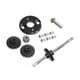 thumbnail image 3 of Kit de reparación de coche RC, motor, piñón, caja de cambios robusta, juego de engranajes de transmisión, escala 1:12, actualización para MN78, MN98V2 Negro, 3 of 8
