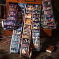 thumbnail image 2 of Misright 6Roll Bookshelf Theme Sticker Decorative PET Tape For Scrapbooking Notebook, 2 of 6