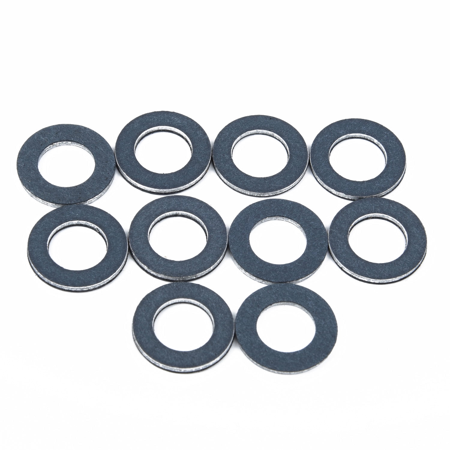 Baugger 10Pcs Oil Drain Plug Washers Car Engine Oil Pan Gaskets Replacement for Camry Lexus Corolla 90430-12031