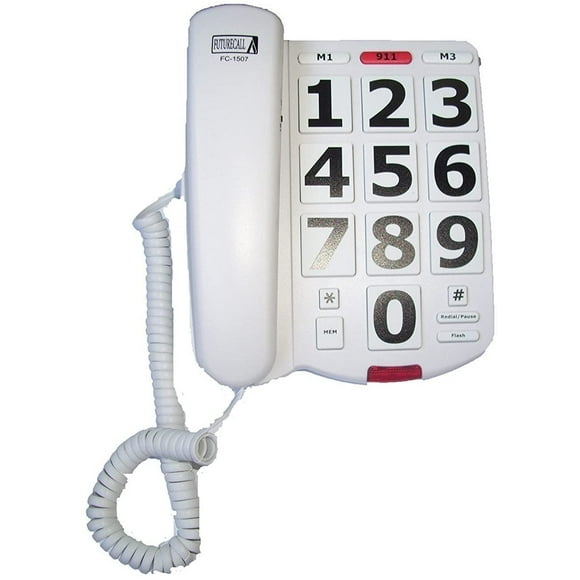 Future-Call FC-1507 Future-Call FC-1507 Gros Bouton Téléphone 40db Volume de Combiné