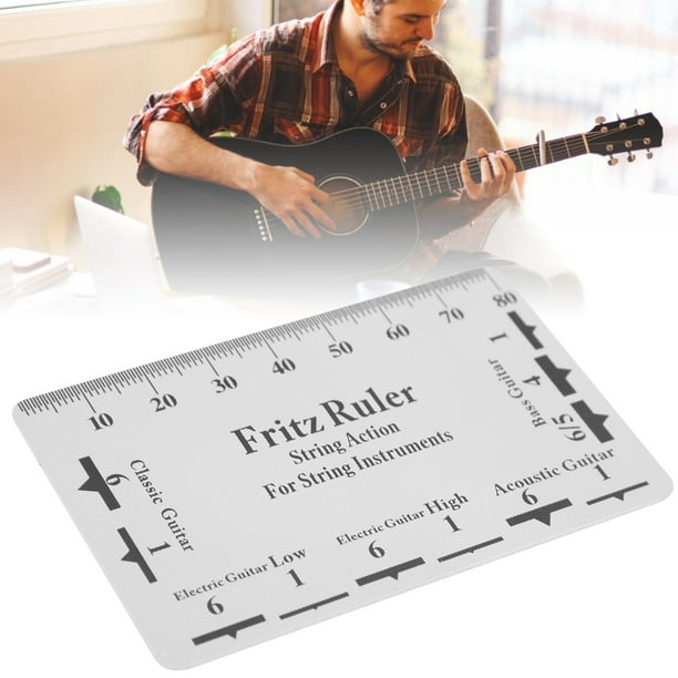 Knifun String Height Ruler,String Action Gauge Ruler Measuring Repair