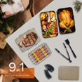 thumbnail image 4 of Air Fryer Accessories for Ninja Dual, Silicone Liners & Air Fryer Rack for Ninja Foodi DZ201 DZ401 DZ550 8-10QT, Include Tong, Paper Liner, Oil Brush, 4 of 7