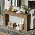 thumbnail image 6 of Rresyet 55 Inch Long Console Table, Sofa Table Behind Sofa, Wooden Entryway Table, Farmhouse Entryway Table for Entry, Hallway, Living Room (Wood), 6 of 14