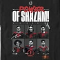 thumbnail image 2 of Men's Shazam! Fury of the Gods Power of Shazam  Graphic Tee Black 3X Large, 2 of 5