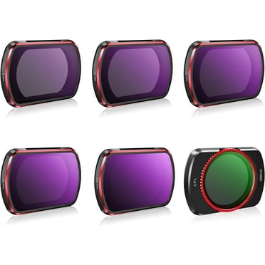 GAEKOL ND Filters Set for DJI Osmo Pocket 3 Creator Combo Accessories - 6 Pack CPL,ND 8,ND 16,ND 32,ND 64,ND256(Magnetic)