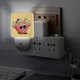 thumbnail image 5 of Ramen Luz nocturna LED con sensor de anochecer a amanecer para dormitorio, baño, pasillo, escaleras - Lámpara LED nocturna de enchufe, 0.5W - 1 pieza, 5 of 6