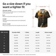thumbnail image 5 of Wukai Cool Sunglasses Elephant Art Men's Casual Short-Sleeve Button Down Shirt,Cuban Shirts for Men,Mens Short Sleeve Dress Shirts-4X-Large, 5 of 5