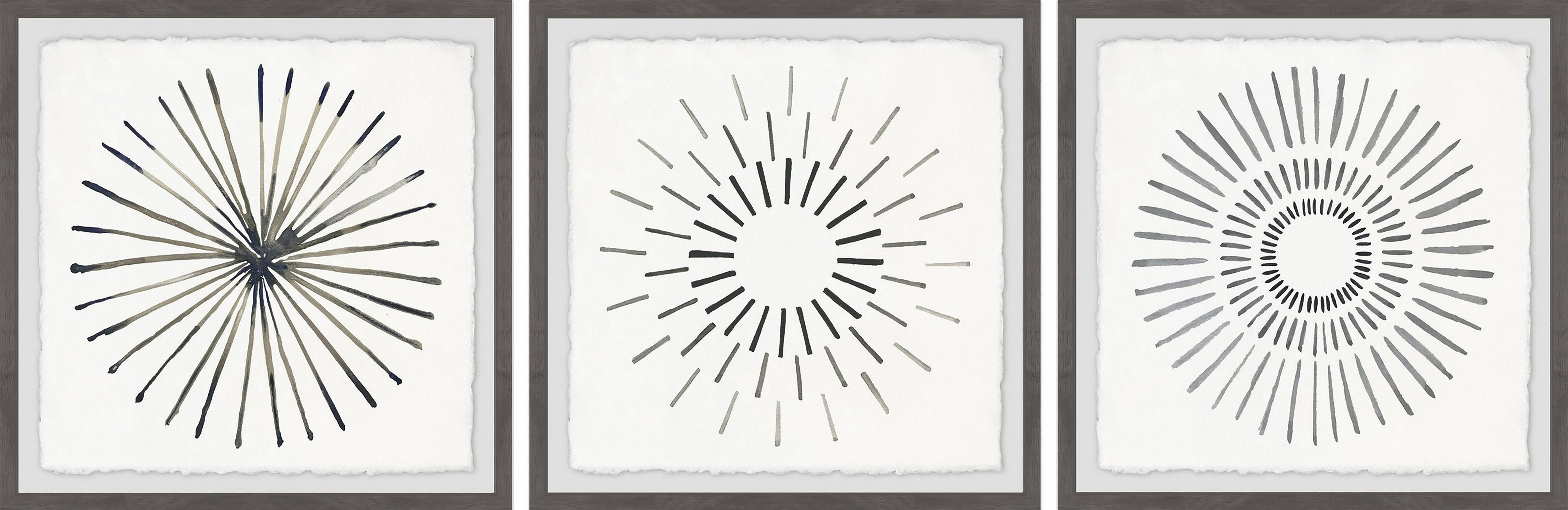 Marmont Hill Circle Lines II Triptych