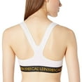 thumbnail image 3 of Calvin Klein Women's 1981 Bold Micro Unlined Bralette, Pinky Sky \ Black,L - US, 3 of 4