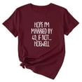 thumbnail image 3 of Fesfesfes Short Tshirts for Women Round Neck Short Sleeve Top Letter Printed Top Casual Funny Blouses Gifts For Mom Tee 4(S), 3 of 3