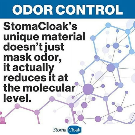 2-Pack Stomacloak | Ileostomy Urostomy and Colostomy Bag Covers and Supplies | Odor Reducing (Beige 2.25 Regular)