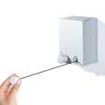 thumbnail image 5 of Clothesline Rétractable Sans Poinçon Hôtel Mur Suspendu Intérieur Clothesline Acier Fil Organisateur Invisible Cintre, 5 of 5