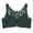 Dark Green, variant on Bras for Women,Front Buckle Lace Trim Seamless Yoga Sleep Bra for Movement and Comfortable Support,Sports Bras for Women,Red,42E