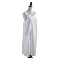 thumbnail image 3 of Handmade Women's Eyelet Trim Pleated Night Dress White (12/XL), 3 of 3