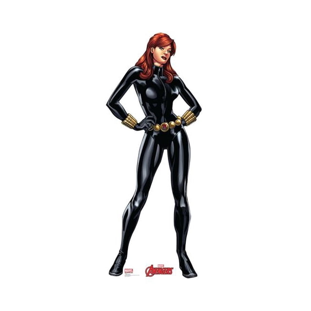 Advanced Graphics 2370 68 x 26 Po Veuve Noire - Vengeurs Standup en Carton Animé