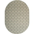 thumbnail image 2 of Furnish My Place Union Indoor/Outdoor Commercial Beige Color Rug, Pet-Friendly, Home Decor Commercial Rug for Living Room, Bedroom, Wedding, Event, Made in USA, 2' x 4' Oval - Set of 5, 2 of 5