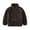 Dark Brown, variant on GYRATEDREAM Toddler Girls Boys Simple Stand Collar Plush Coat Baby Kids Solid Full Zip Warm Jacket Children Thicken Faux Furry Fleece Casual Tops for 2-11 Years