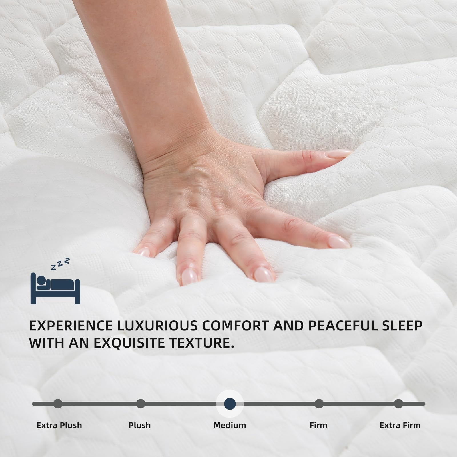 Full Mattress, 10 Inch Hybrid Mattress in a Box, Gel Memory Foam Mattress, Individually Wrapped Pocket Coils Innerspring Mattress, Support & Pressure Relief, Medium Firm Feel, 54"*75"