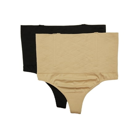

Women Waist Seamless Underwear Lady Lingerie Body Shaping Hip Shaping Thong Pantie Black 3XL