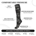 thumbnail image 2 of Rateoe Travel The World1 Compression Socks for Women and Men 20-30mmHg-Circulation Support Socks Knee High Nurse Pregnant Running Medical and Travel Athletic, 2 of 7