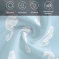 thumbnail image 6 of Ocean Seahorse Cloth Napkins, Summer Nautical Coastal Textured Sky Blue Washable and Reusable Dinner Napkins Set of 4, Table Napkin for Kitchen Party Birthday Wedding Hotel Housewarming 20"x20", 6 of 9