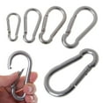 thumbnail image 2 of Yokua Heavy Duty D Ring Carabiners Clip for Climbing Rappelling, D Shaped Carabiner, 2 of 14