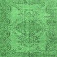thumbnail image 1 of Ahgly Company Indoor Square Persian Emerald Green Traditional Area Rugs, 6' Square, 1 of 4
