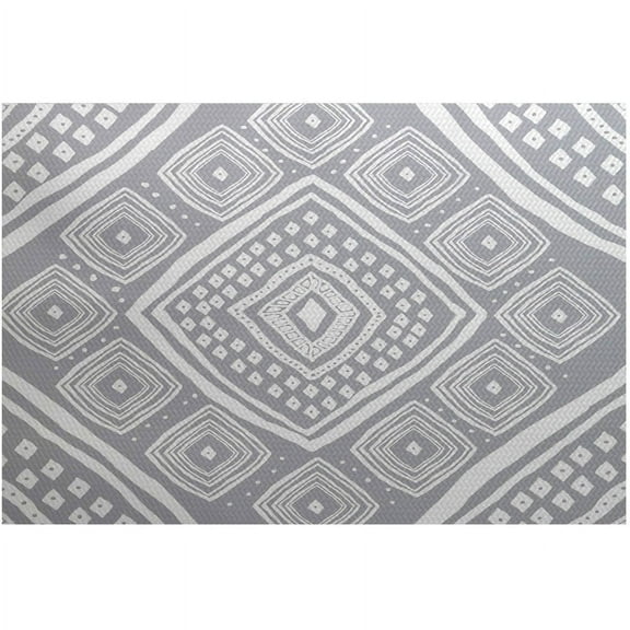 Simply Daisy, Ani, Floral Print Outdoor Pillow